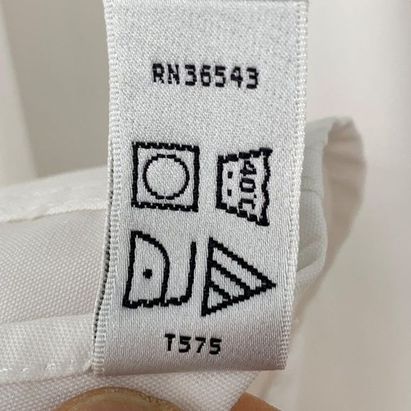 VTG Van Heusen Classic White Mens Shirt Button Dress Oxford 17.5 32/33 3628 - Picture 11 of 12